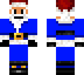 blue santa