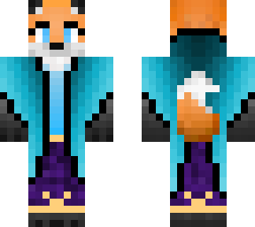 fox with blue robes