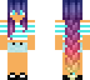 hair by karnevalfan. kawaii beach girl
