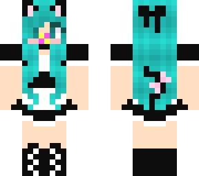 miku wearing her pacifier