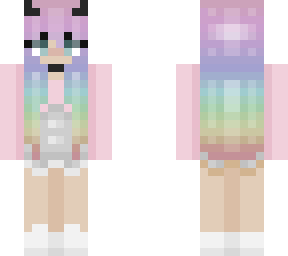 pastel rainbow ombre