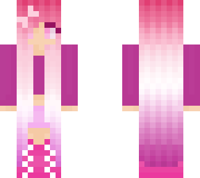 pink ombre girl