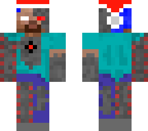 cyborg herobrine (christmas version)