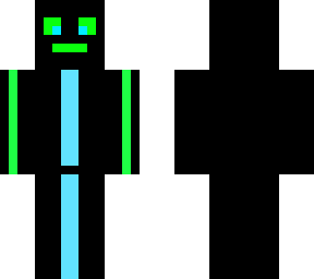 green and blue enderman | Minecraft Skin