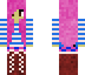 pink hair cute girl