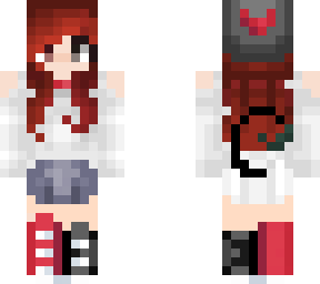 red cat girl edit fixed