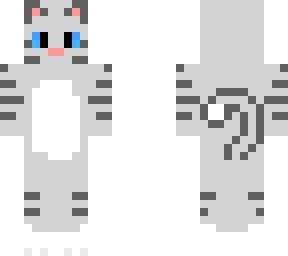silver tabby cat with darker stripes