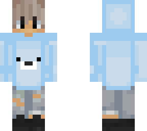 blonde blue bear