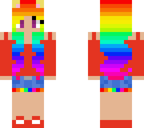 rainbow girl