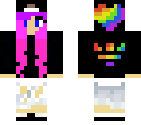 pink hair girl