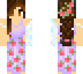 ww aidren in a very cute flower dress