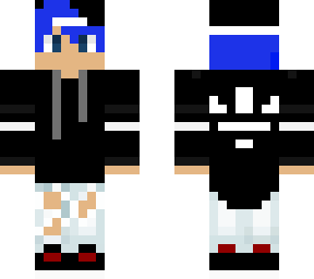 blue hair cute boy