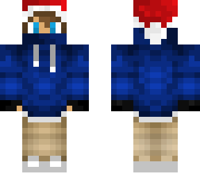 christmas edition blue hoodie boy