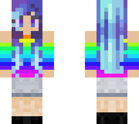 cute rainbow gitl