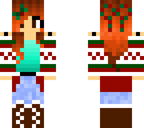 my new christmas skin
