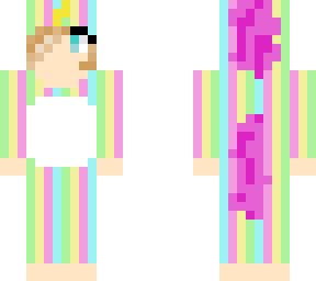 pastel unicorn girl