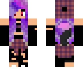 purple/pink wolf girl