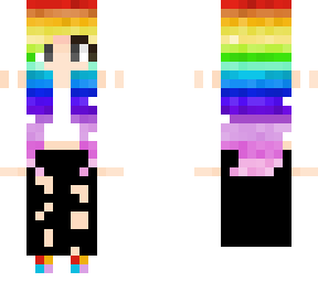 rainbow girl