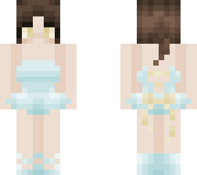 blue & brown ballerina girl - v2