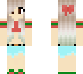 christmas girl skin