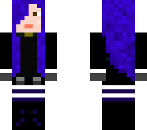 purple emo chick