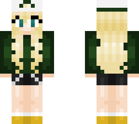 green tomboy girl
