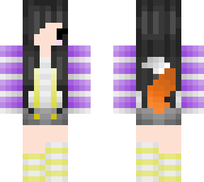 purple and yellow fox