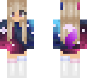 galaxy wolf girl