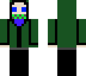 green hoodie
