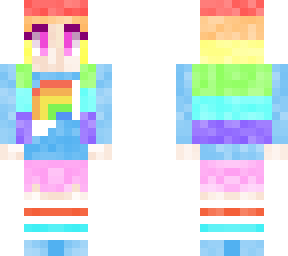 rainbow girl
