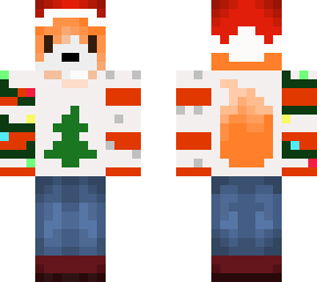 a christmas fox