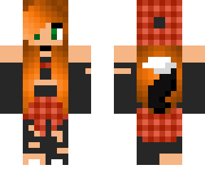 ginger gangster wolf (green eyes) girl