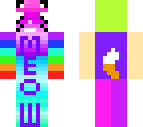 rainbow meow cat