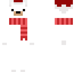 christmas polar bear
