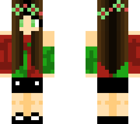 christmas skin girl