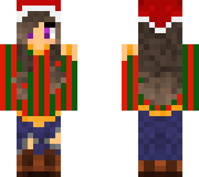 girl christmas skin