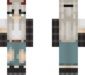 girl with white hair