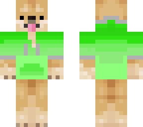lime hooded doge