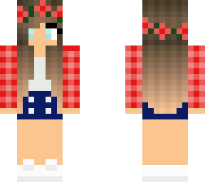 red plaid