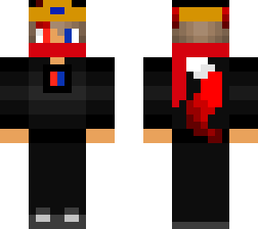 Royal Bunny Blaze | Minecraft Skin