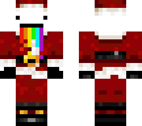 christmas rainbow barf
