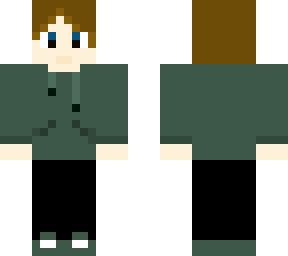 green hoodie
