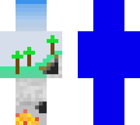 mincraft land pixel art