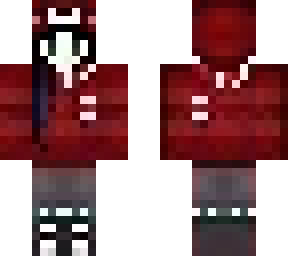 panda girl red / chica panda roja