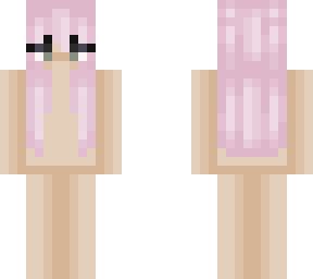 pink hair base skin