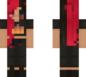 black pink mair