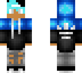 blue hair boy