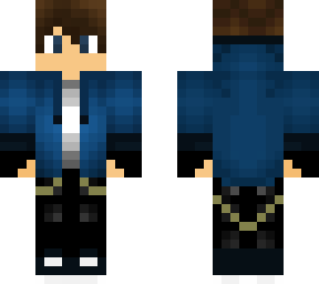 blue jacket boy