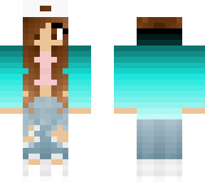 blue jumper brunette girl