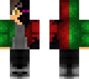 christmas half enderman
